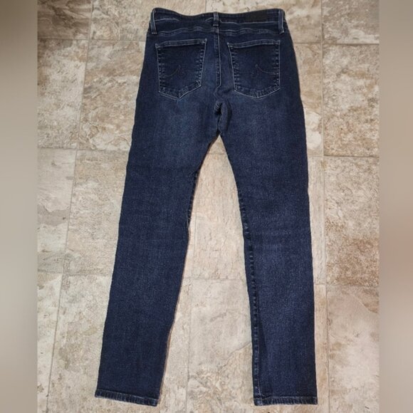 Adriano Goldschmied AG Farrah Skinny in Valt High Rise Blue Jeans 28R - Picture 8 of 13